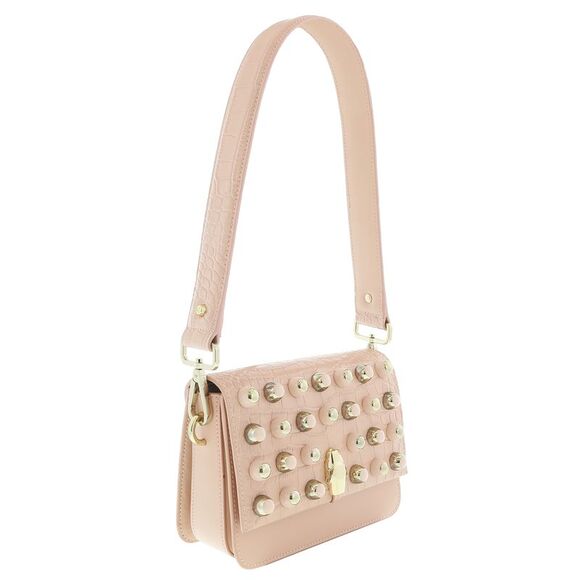 Roberto CavalliClass Milano Rmx 0 Nude Medium Shoulder Bag